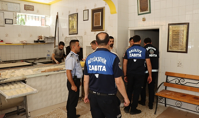 ŞANLIURFA’DA FIRINLARDA BAYRAM ÖNCESİ ORTAK DENETİM