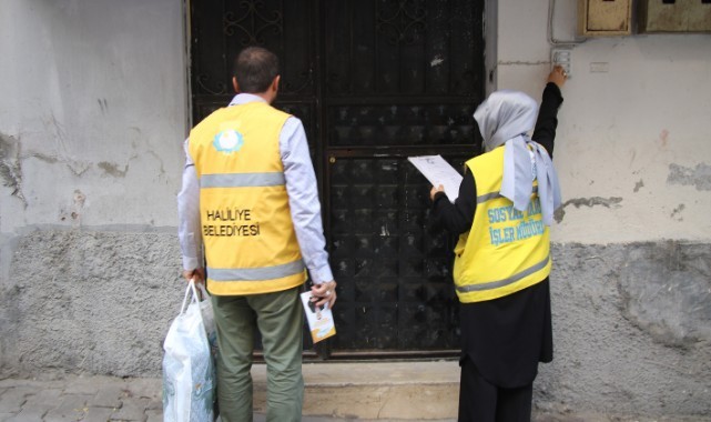 Haliliye’de yeni doğan bebeklerin hediyeleri hanelere teslim ediliyor (video)