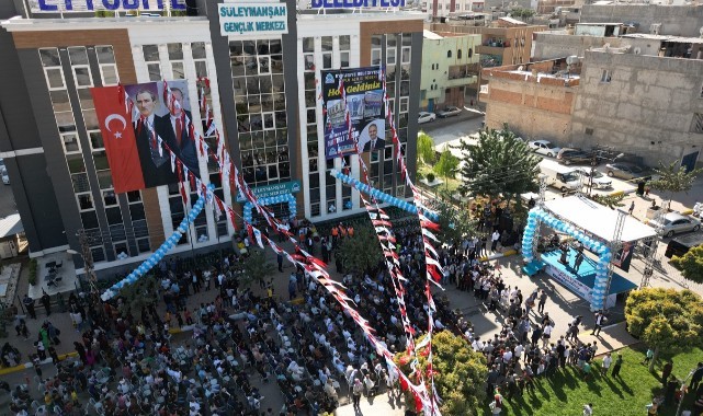 Eyyübiye’deDev Eserler Törenle Hizmete Sunuldu (video)
