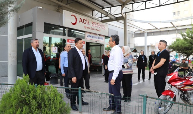 İl Sağlık Müdürü Solmaz İlçe Ziyaretlerine Birecik ile devam etti (video)