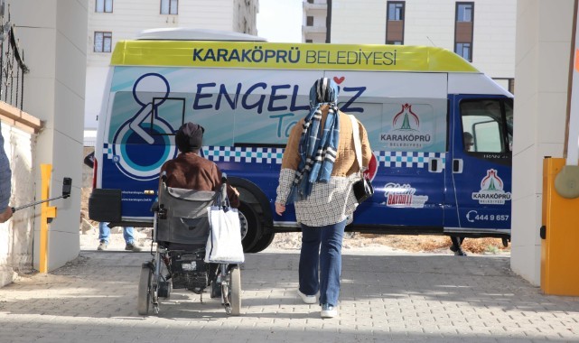 Karaköprü’de engelli vatandaşlara ücretsiz ulaşım: