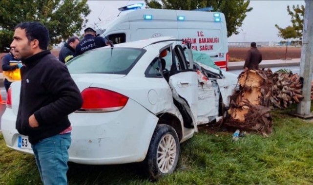 Şanlıurfa’da trafik kazası : 4 yaralı