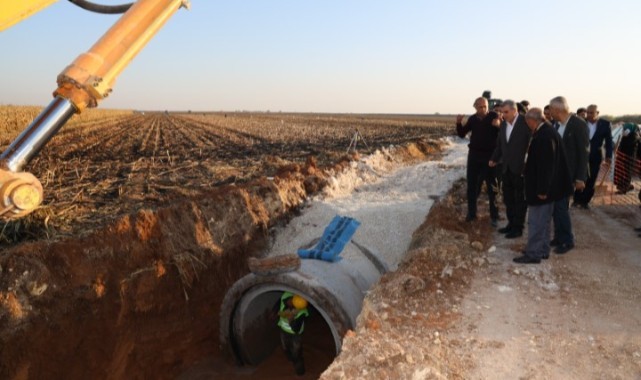 Beyazgül, Suruç’ta alt yapı çalışmalarını inceledi (Video)