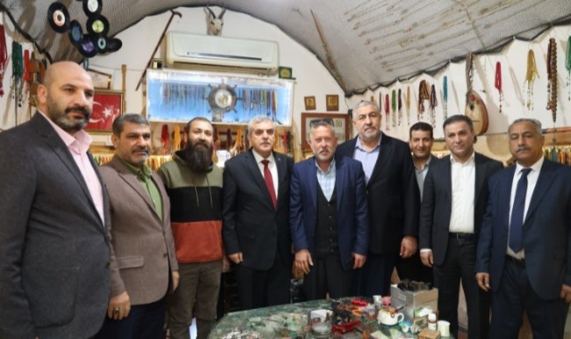 Ak Aday Beyazgül’den esnaf ziyareti (Video)