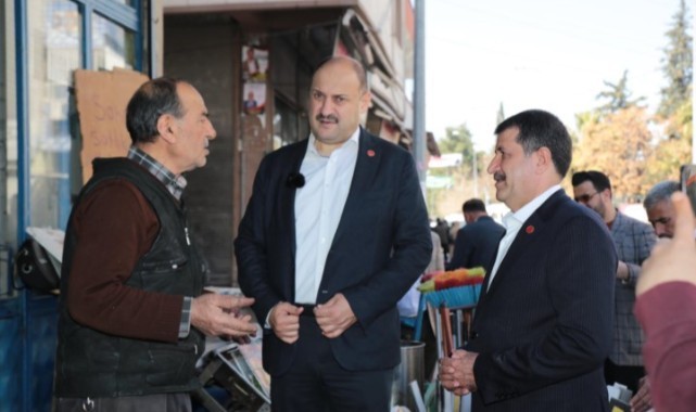 Mehmet Kasım Gülpınar ve Mehmet Ekinci'ye sigorta caddesinde yoğun ilgi (Video)