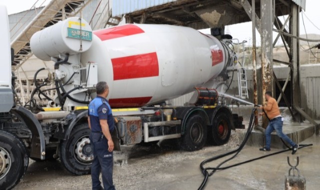 Zabıtalardan beton firmalarına yönelik denetim (Video)