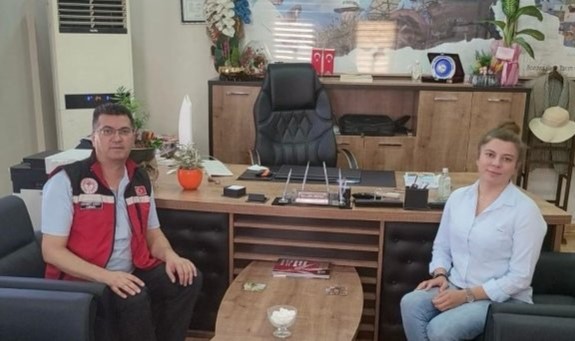 Aksoy'dan Bozova Tarım İlçe Müdürü Fatma Zehra AKGÜNLÜ'ye ziyaret