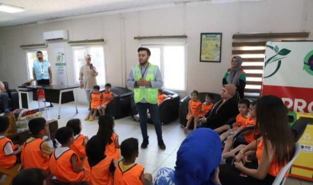 Karaköprü’de miniklere doğa sevgisi aşılanıyor (Video)