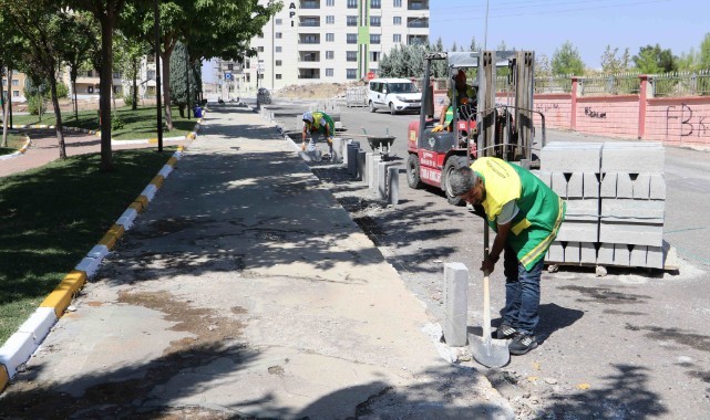 Karaköprü'de parklar onarım ve bakım çalışmalarıyla yenileniyor (video)