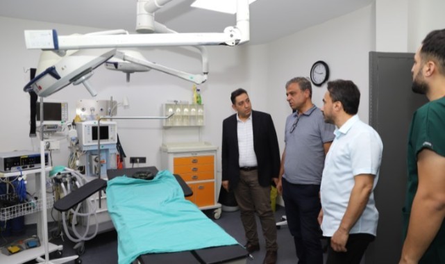 Tadilatı biten ameliyathane yeniden hizmete girdi (Video)