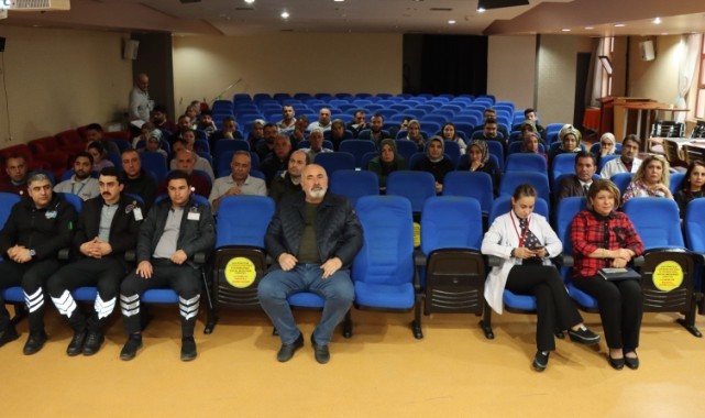 Büyükşehir Belediyesi’nden sağlıkçılara afet farkındalık eğitimi (video)