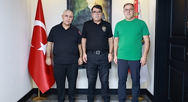 AK Parti Eyyübiye İlçe Teşkilat Başkanı Kemal Süt’ten Mersin İl Emniyet Müdürü İdris Yılmaz’a Hayırlı Olsun Ziyareti