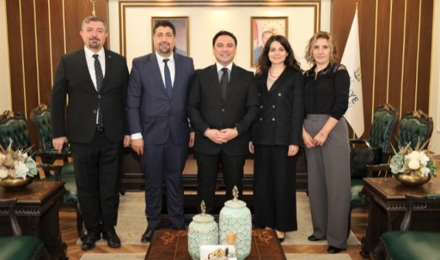 Haliliye ADSH Başhekimi Abdullah Arserim’den Kaymakam Şahin’e Ziyaret!