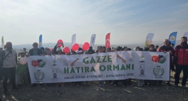 Şanlıurfa’da “Gazze Hatıra Ormanı” Fidanlarla Yaşatıldı!