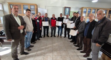 Suruç'ta Organik Tarım Projesi Kapsamında Sertifika Dağıtımı Yapıldı