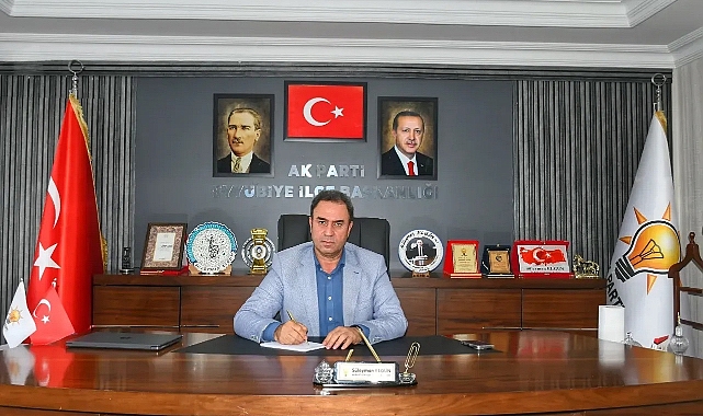 AK Parti Eyyübiye İlçe Başkanı Süleyman Elgün’den Miraç Kandili Mesajı