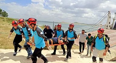 UMKE Ekiplerinden Şanlıurfa’da Nefes Kesen Tatbikat