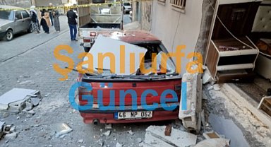 Şanlıurfa Haliliye’de Gaz Sıkışması Patlaması: 1 Kişi Yaralandı