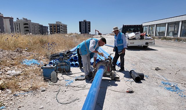 Şanlıurfa’da Yeni Yerleşim Alanlarına İçme Suyu Altyapısı
