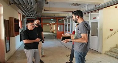 Şanlıurfa’daki Öğrenci Yurdunda Yenileme Çalışmaları Sürüyor