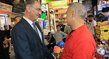 Eyyübiye’de Başkan Kuş Esnafla Buluştu: Temizlik Uyarısı