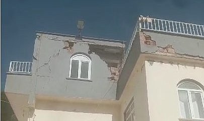 Şanlıurfa’da Deprem Sonrası Eski Yapılarda Çatlaklar Tespit Edildi