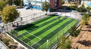Şanlıurfa’da Okulların Spor Alanları Genişletiliyor