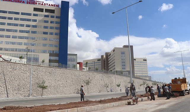 Şanlıurfa’da Şehir Hastanesi’ne Ulaşımı Kolaylaştıracak Bulvar Tamamlanıyor