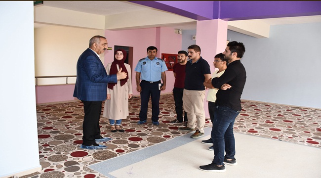 Bayık Bakım ve Onarım Çalışmalarını İnceledi