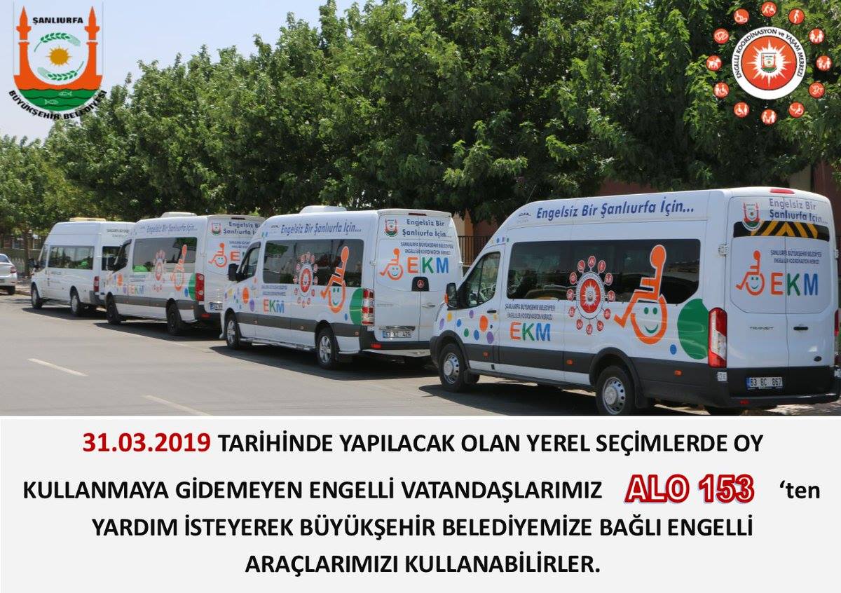 ENGELLİ HASTALARA SEÇİM GÜNÜ ARAÇ İLE OY KULLANMAYA GİDEBİLİR