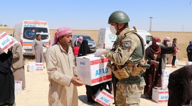 Şanlıurfa'dan Telabyad’da insani yardım